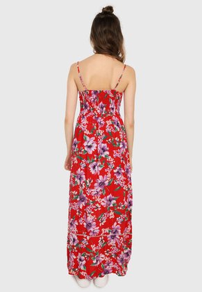 Vestido Rojo-Morado-Blanco-Verde Paris District