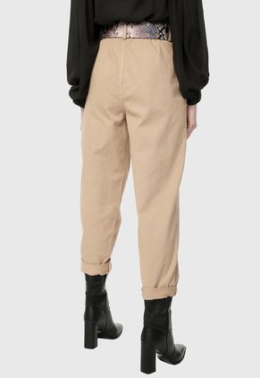 Pantalón Beige-Negro Paris District