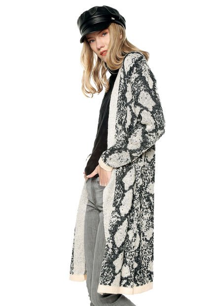 Abrigo Beige-Negro Paris District