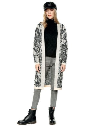 Abrigo Beige-Negro Paris District