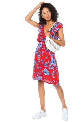 Vestido Rojo-Azul Paris District