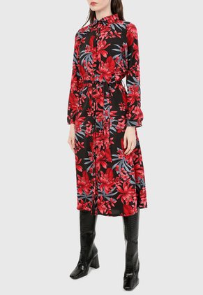 Vestido Negro-Rojo-Azul Paris District