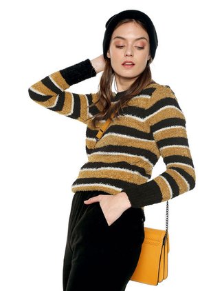 Saco Amarillo-Negro-Blanco Paris District