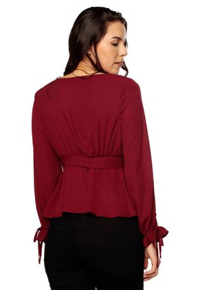 Blusa Borgoña Paris District