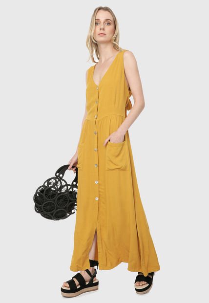 Vestido Mostaza Paris District - Compra Ahora | Dafiti Colombia