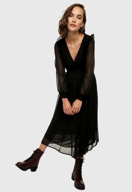 Vestido Negro Paris District