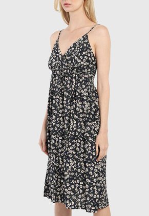 Vestido Negro-Blanco Paris District