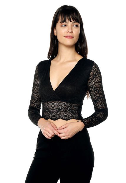 Blusa Negro Paris District