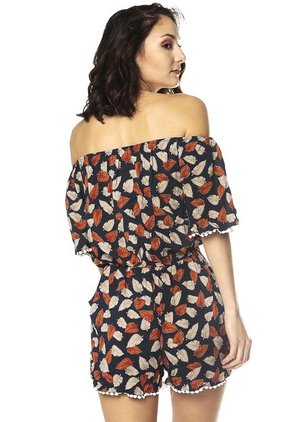 Enterizo Azul-Naranja Paris District