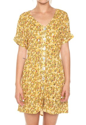 Vestido Amarillo-Dorado Paris District