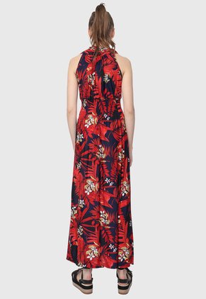 Vestido Rojo-Azul-Blanco-Amarillo Paris District