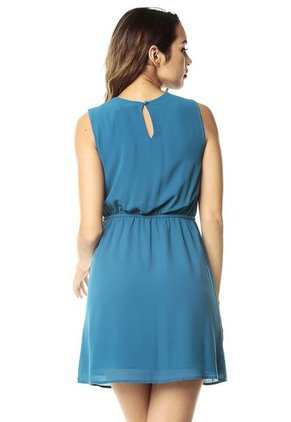 Vestido Azul Turquesa Paris District