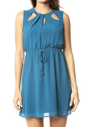 Vestido Azul Turquesa Paris District