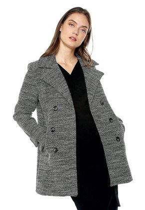 Abrigo Negro-Blanco Paris District