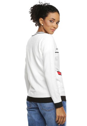 Saco Blanco-Negro-Rojo Paris District