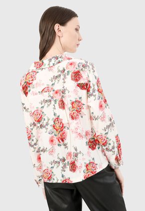 Camisa Blanco-Multicolor Paris District