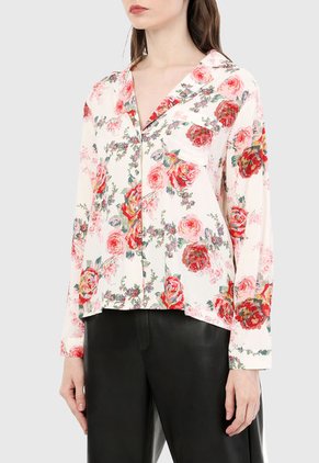 Camisa Blanco-Multicolor Paris District