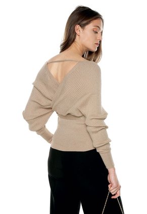 Blusa Beige-Dorado Paris District