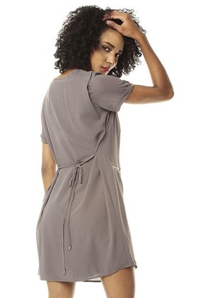 Vestido Taupe Paris District