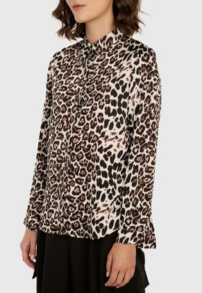 Camisa Animal Print Paris District