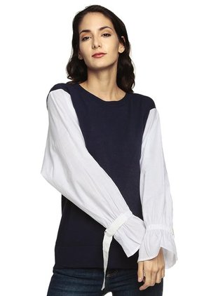 Blusa Azul Paris District