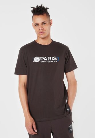 Camiseta Negro-Blanco-Lila París Saint-Germain FC PARIS ST GERMAIN