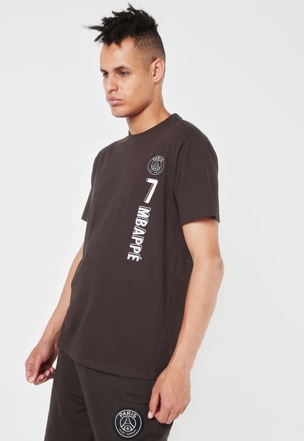 Camiseta Negro-Blanco-Rosa París Saint-Germain FC