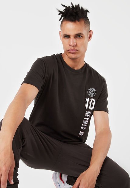Camiseta Negro-Blanco-Rosa París Saint-Germain FC
