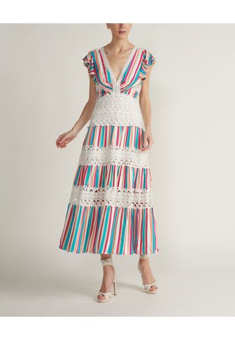 Vestido Multicolor Patbo VEM19086BR-38 PATBO