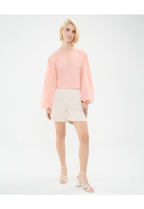 Blusa Para Mujer Manga Larga Color Rosa Marca Patprimo #30123440