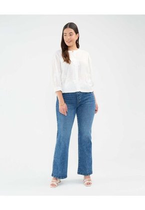 Blusa Para Mujer Manga 3/4 Color Crema Marca Patprimo #14121365