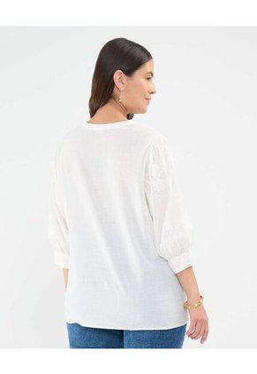 Blusa Para Mujer Manga 3/4 Color Crema Marca Patprimo #14121365