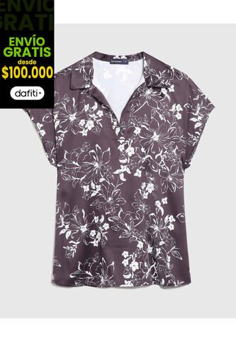 Blusa  Para Mujer Manga Corta Color Negro Marca Patprimo #30123627 Patprimo