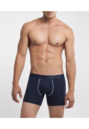 Boxer X1 Para Hombre Filete Medio Color Azul Oscuro Marca Patprimo #10520