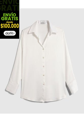 Camisa  Para Mujer Manga Larga Color Blanco Marca Patprimo #30010729 Patprimo