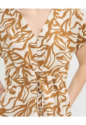 Blusa Para Mujer Manga Corta Color Crema Marca Patprimo #30123536