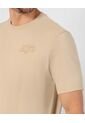 Camiseta  Para Hombre Manga Corta Cuello Redondo Color Beige Marca Patprimo #44090966 de Patprimo