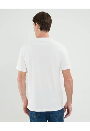 Camiseta Para Hombre Manga Corta Cuello Redondo Color Blanco Marca Patprimo #44090924