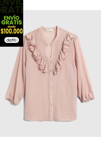 Blusa  Para Mujer Manga 3/4 Color Rosa Marca Patprimo #30123618 Patprimo