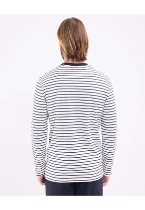 Camiseta Para Hombre Manga Larga Cuello Redondo Color Azul Marca Patprimo #44090944