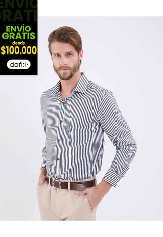 Camisa Para Hombre Manga Larga Sin Bolsillo Cuello Italiano Color Negro Marca Patprimo #44013146 Patprimo