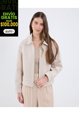 Chaqueta Para Mujer Desestructurada Color Beige Marca Patprimo #30080583 Patprimo