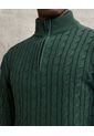 Saco Cuello Alto O Cuello Tortuga Hombre Patprimo Verde 44330202-76819 de Patprimo