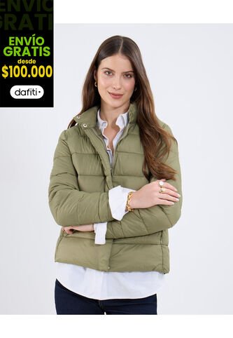 Chaqueta Para Mujer Acolchada Color Verde Marca Patprimo #30080556 Patprimo