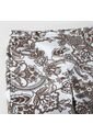 Pantalón Capri Estampado  Para Mujer Dorado Patprimo de Patprimo