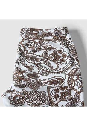 Pantalón Capri Estampado  Para Mujer Dorado Patprimo