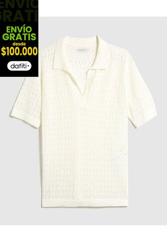 Polo Para Mujer Manga Corta Color Blanco Marca Patprimo #30110453 Patprimo