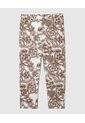 Pantalón Capri Estampado  Para Mujer Dorado Patprimo de Patprimo