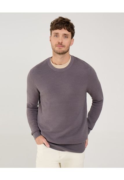 Saco Para Hombre Cuello Redondo Color Gris Oscuro Marca Patprimo #44330219