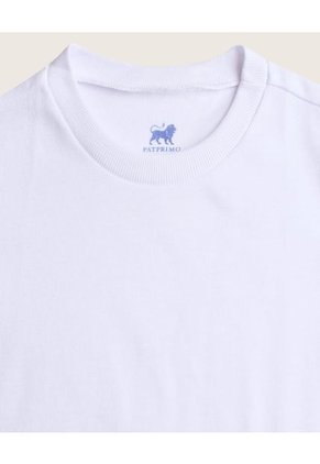 Camiseta Interior Para Niño Interior M/C Lisa C/R Color Blanco Marca Patprimo #59202Tp
